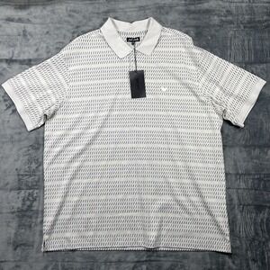 Bad Birdie "Thread The Needle" White Onyx Golf Polo Men Size XXL NEW